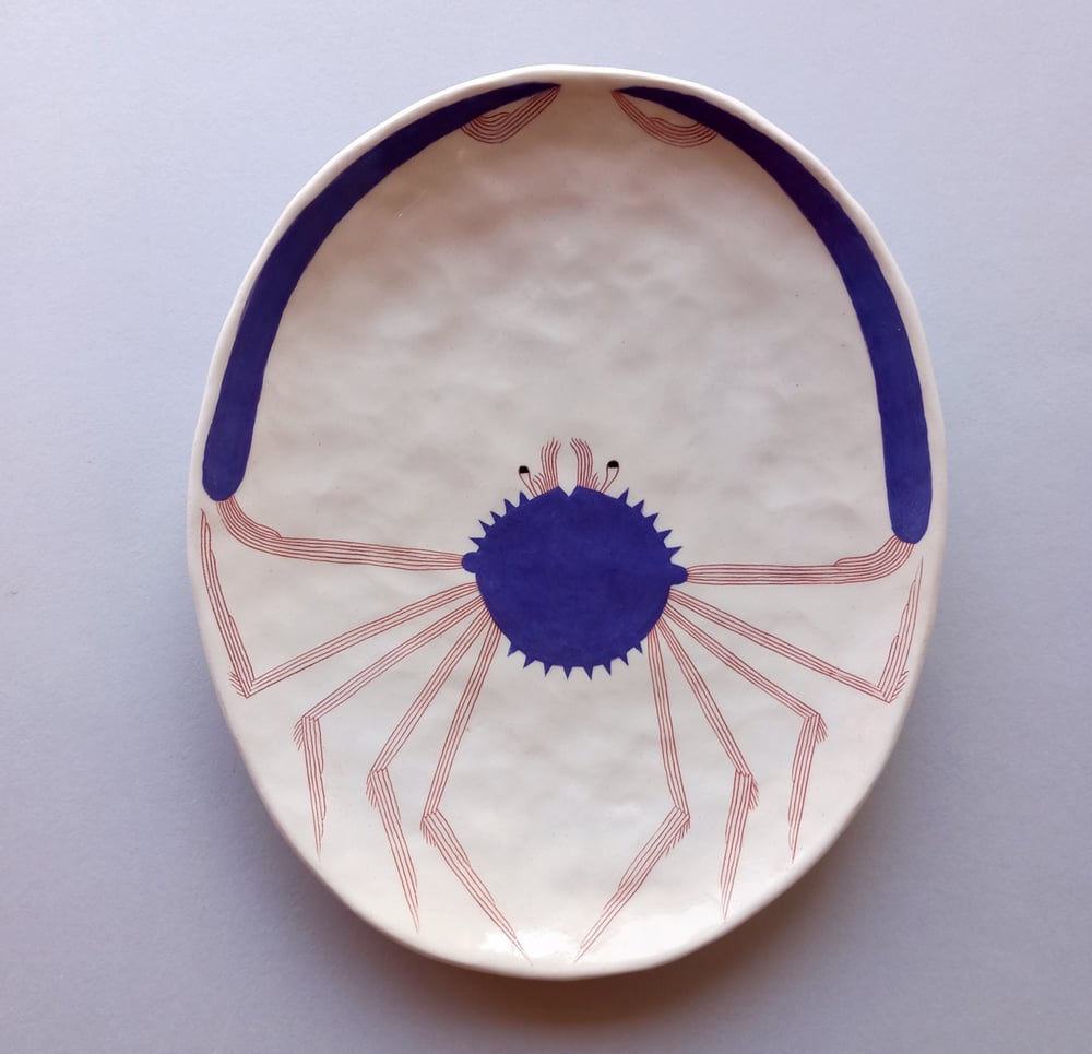 Image of Purple Spider Crab Plate