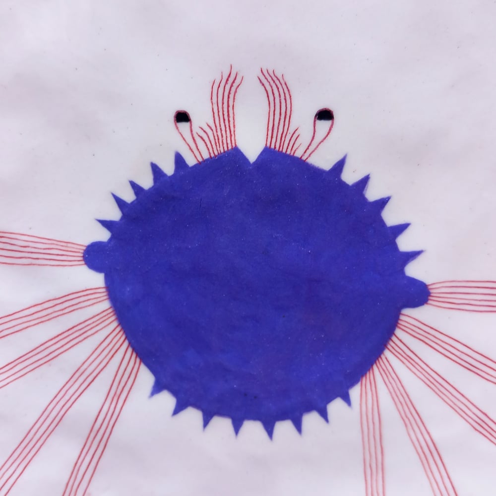 Image of Purple Spider Crab Plate