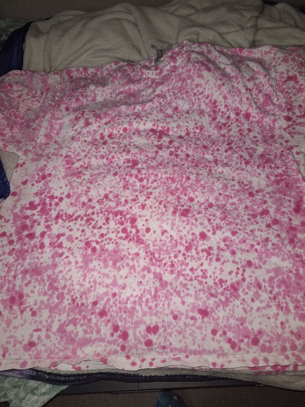 Image of 2xl light pink tye dye shirt