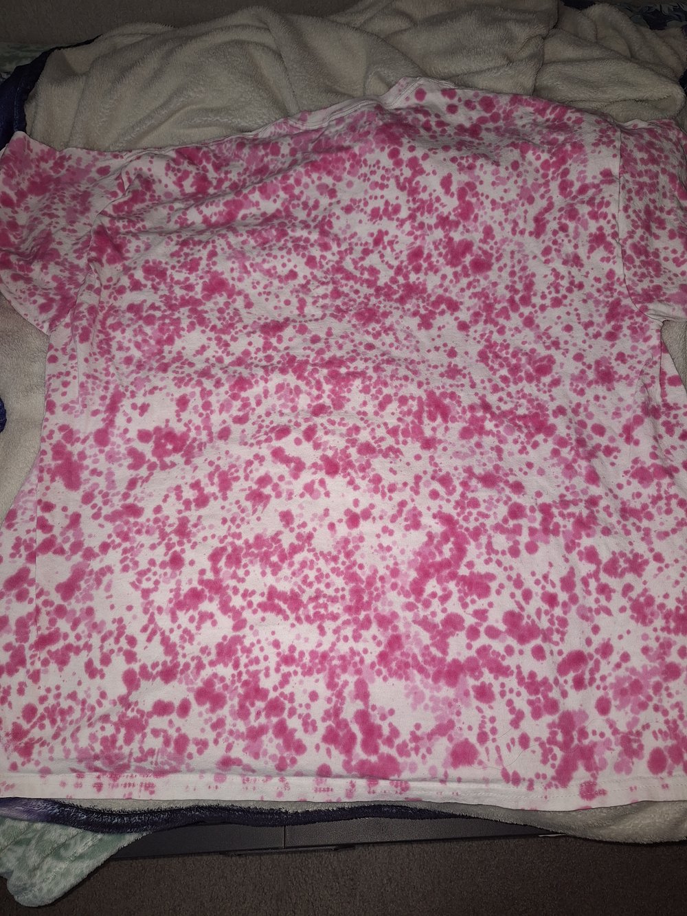 Image of 2xl light pink tye dye shirt