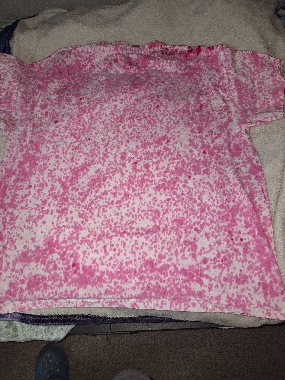 Image of 2xl dark and light pink tye dye