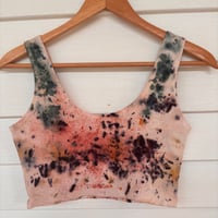 Image 2 of Ink Blot Crop Tank- Large
