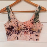 Image 1 of Ink Blot Crop Tank- Large
