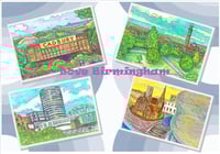 Greetings from Birmingham postcard