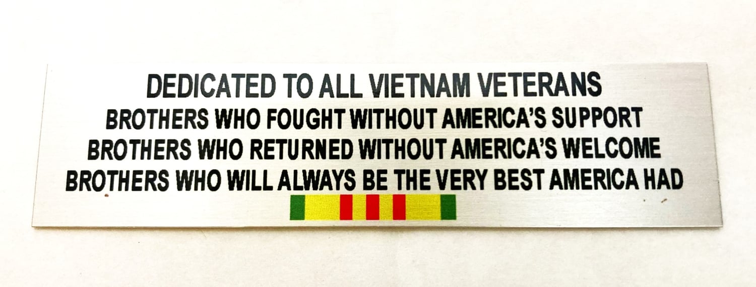 Image of Vietnam Tribute Picture Tag