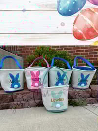 Personalized Embroidered Easter Baskets