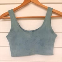 Image 1 of Fresh Indigo Crop Tank- Medium