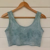 Image 1 of Fresh Indigo Crop Tank- X Large