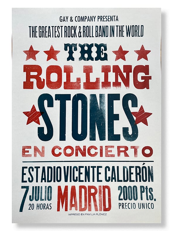Image of Rolling Stones Madrid 82