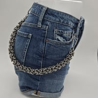 Image 1 of Meru Danda Handmade Stainless Steel Wallet Chain