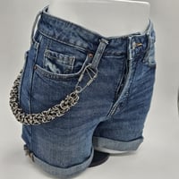 Image 2 of Meru Danda Handmade Stainless Steel Wallet Chain