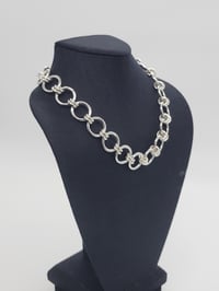 Image 2 of Nefertiti's Gaze Sterling Silver Choker Necklace