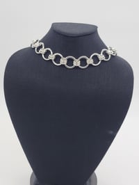 Image 4 of Nefertiti's Gaze Sterling Silver Choker Necklace