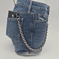 Image 3 of Spiralis Handmade Stainless Steel Wallet Chain