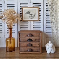 Image 1 of ANCIEN MEUBLE D'ATELIER 4 TIROIRS