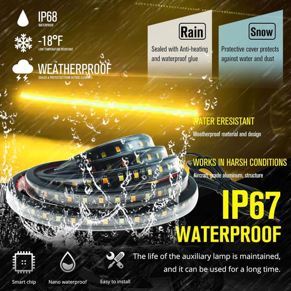 Image of AMBER/GOLD UNDERGLOW/UNDERBODY 4PC KIT 