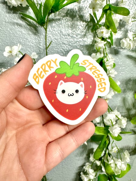 Image of Berry Stressed - Sticker