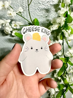 Image of Cheese King - Sticker