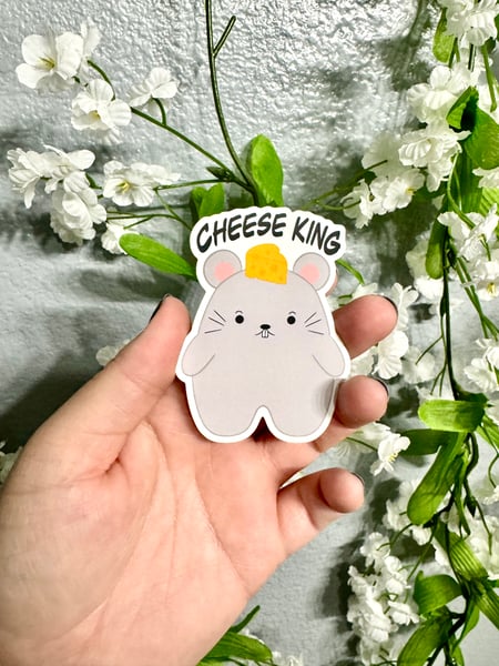 Image of Cheese King - Sticker
