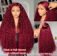 Image 2 of 99J Burgundy Body Wave Wig