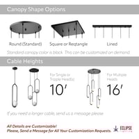 Image 9 of Custom Multi Pendant Light, Opal Globe  Glass Shade, Stairwell Pendant Lighting