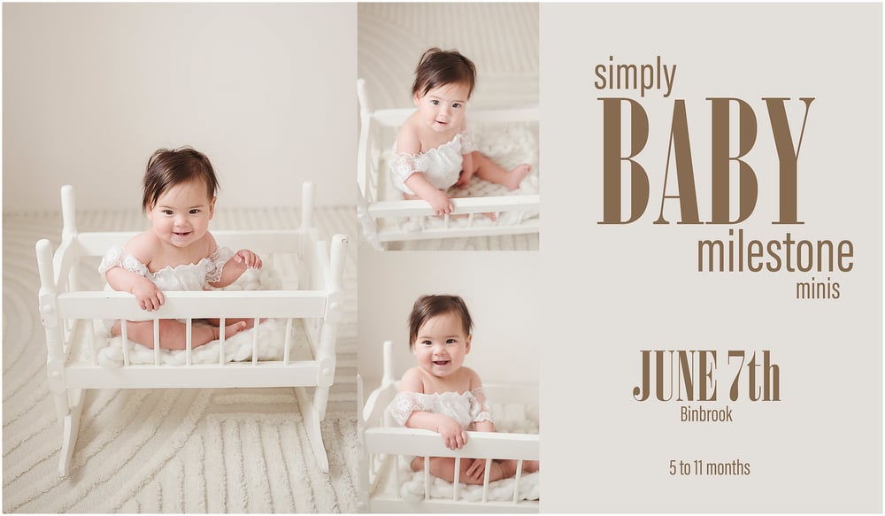 Image of simply baby - milestone minis