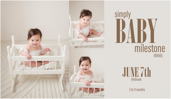 Image of simply baby - milestone minis