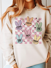 Image 1 of Easter Bunny Faith Sweatshirt
