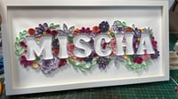 Image 1 of Custom Quilling Name Art – A Handcrafted Masterpiece Made Just for You