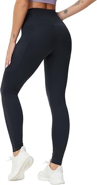 Image 5 of High Waist Leggings With Pockets