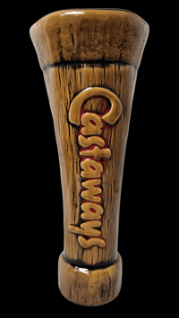 Image 3 of Katiki ARTIST SERIES Castaways No.1 Tiki Mug 1/1 Glaze Test (Gloss Brown/Red) FREE SHIPPING