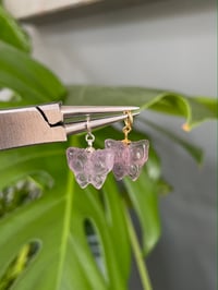 Image 1 of Amethyst Butterfly Charms