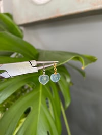 Image 3 of Aquamarine Heart Charms