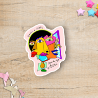 Image 1 of You're A Star Bitch Vinyl Sticker 