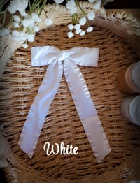 Image 3 of Satin ruffle bow