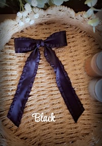 Image 2 of Satin ruffle bow