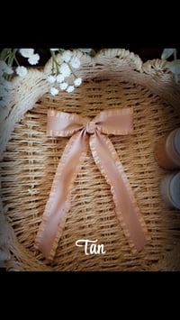 Image 3 of Satin ruffle bow