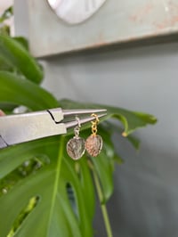 Image 3 of Black Super 7/Rutilated Quartz Heart Charms