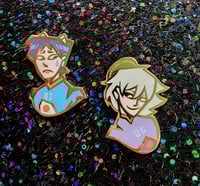 Shinji and Kaworu Enamel Pins