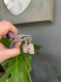 Image 3 of Flower Agate Paw Charms