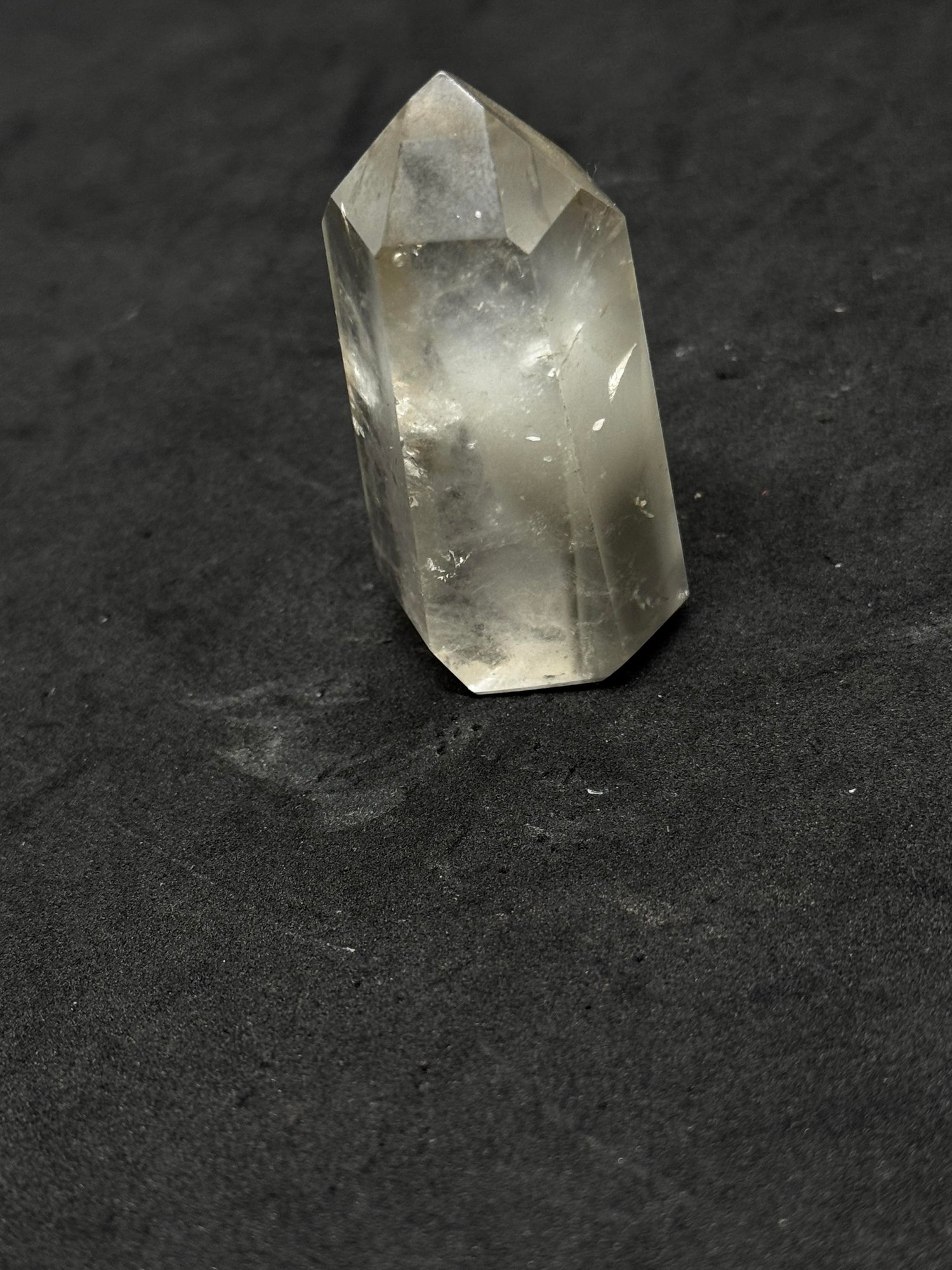 Image of Brazilian Quartz with grey smoke presence