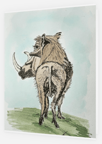 Image 1 of Warthog (cards & envelopes) min order 50 cards