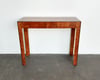 Patchwork Burl + Rosewood Console Table