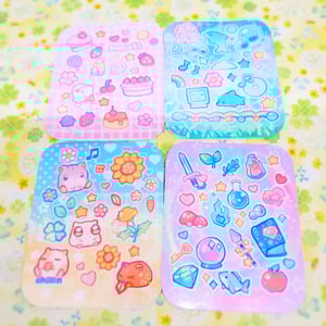 Image of v2 mini holo deco sticker sheets