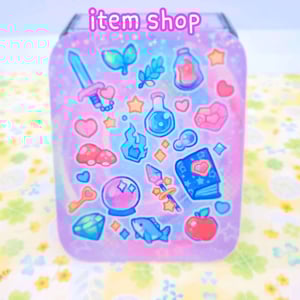 Image of v2 mini holo deco sticker sheets