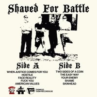 Image 3 of EU TASM Shaved for Battle Blue Vinyl LP