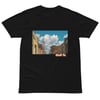 The "Downtown Grip" photo Graphic Tee (Mask Park logo) Black