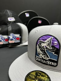 Image 1 of New Era 59Fifty CapGhoul "Gone Fishing" Nightime (Glow In The Dark)