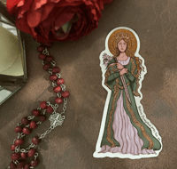 St. Dymphna sticker