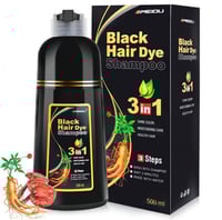 Image 2 of 3 in 1 Black hair Dye shampoo.